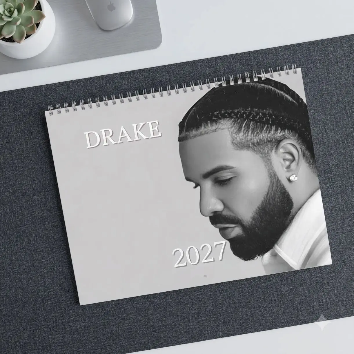 Drake 2027 Wall Calendar – Hip Hop Artist Photo Calendar, Monthly Hanging Wall Decor
