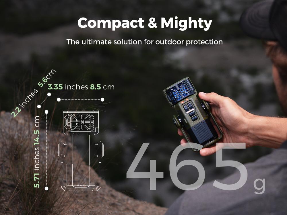 FLEXTAIL EVO REPELLER - 3-in-1 Outdoor Mosquito Repeller, 3000LM Ultra Bright Camping Lantern, 51.84Wh Power Bank, Portable & Versatile Design (Repellent Pads Not Included)