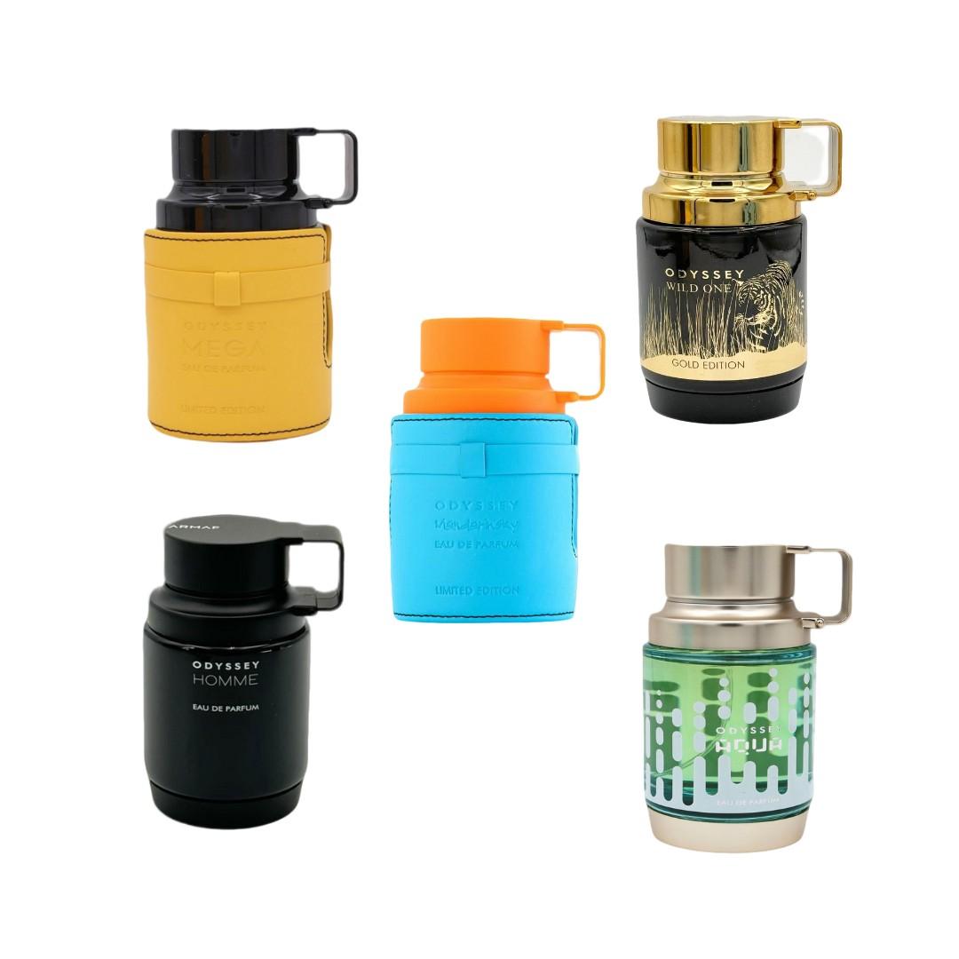 ARMAF ODYSSEY COMBO SET MANDARIN WILD ONE HOMME BLACK MEGA AQUA EDP SPRAY 3.4FL.OZ