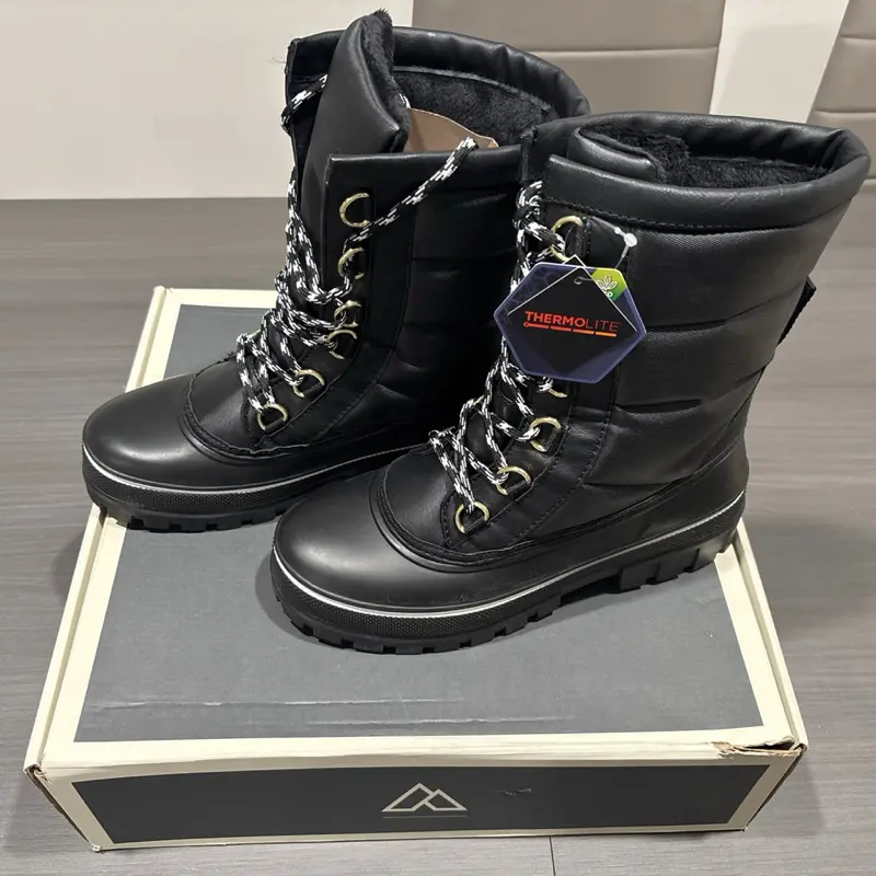 Alpine Design Women's Boots Size 10 - Black Thermo-Lite Insulated Waterproof Hiking Boots
