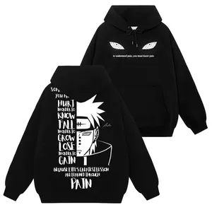 [Akatsuki Era] Retro Pain Nagato - Naruto Shippuden #8 Hoodie T-Shirt Sweatshirt, Retro Vintage Unisex Graphic 90s Cotton, Gift For Wibu, Anime Manga Y2K Streetwear