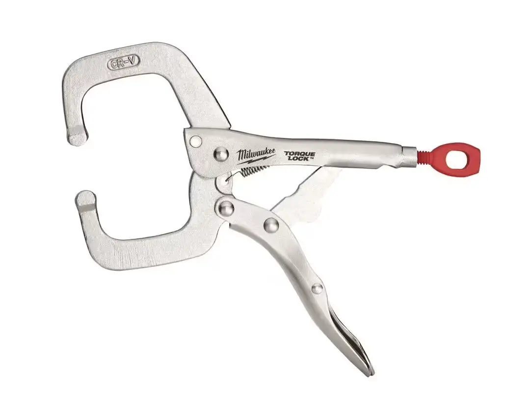 Milwaukee 6" TORQUE LOCK LOCKING C-CLAMP WITH REGULAR JAWS (48-22-3532)