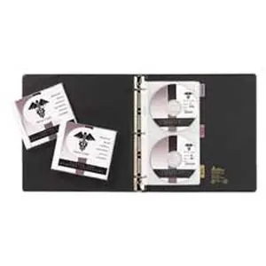 Avery AVE75263 CD-DVD Storage Pages- for 3 Ring Binders-2-Sided-5-PK-Clear