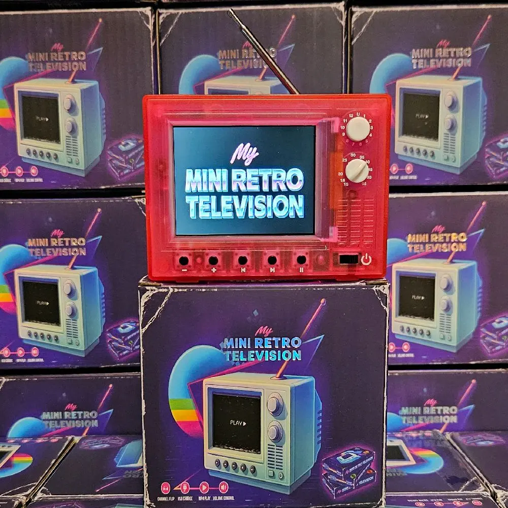 MY MINI RETRO TELEVISION TRANSPARENT EDITION MY MINI RETRO TELEVISION TRANSPARENT EDITION