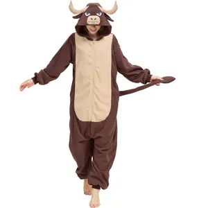 African cow Cosplay Animal Pajamas Halloween Costumes Cartoon Sleepwear for Women Men venom leopard  funny halloween fourth wing earthy witchy clothes  halloween mario kart womens  costumes amanda saw trap costume Turkey Trot Costume Set for Cosplay