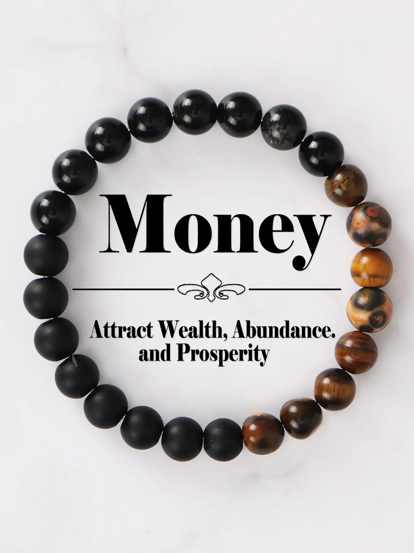 Unisex Elegant Lucky Beaded Bracelet, Fashionable Jewelry for Men & Women for Party, Daily Clothing Decor, Trendy All-match & Exquisite Jewelry for Bi