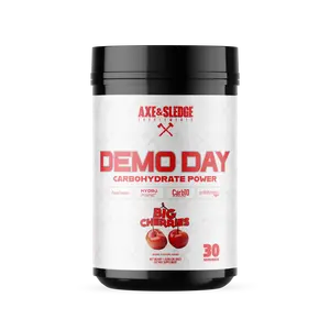 Axe & Sledge Demo Day Intra-Workout Carbohydrate Powder | 25g Carbs | Carbohydrate Supplement Powder | Enhances Performance, Pumps, & Recovery | 30 Servings, Big Cherries
