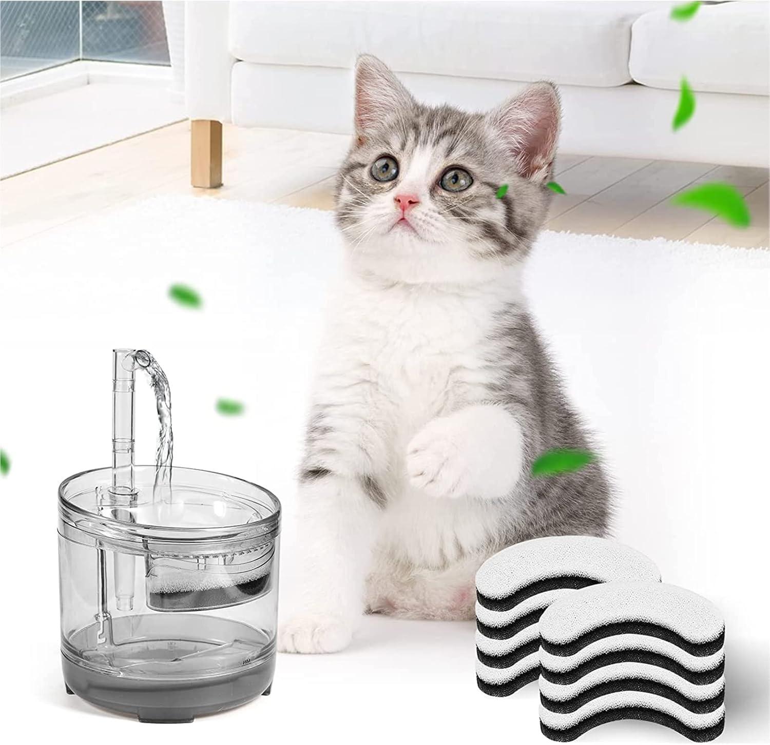 12 Pack Universal Cat Water Fountain Filters Pre Filter Sponges, Premium Foam Replacement Filters Fit Most Automatic Pet Water Dispenser, Keep Fresh Clean Drinking Water for Cats Dogs Small Pets 12 Pack Universal Cat Water Fountain Filters Pre Filter Sponges, Premium Foam Replacement Filters Fit Most Automatic Pet Water Dispenser, Keep Fresh Clean Drinking Water for Cats Dogs Small Pets