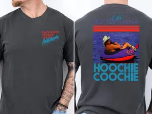 Comfort Colors Meme T-Shirt, Hotter Than A Hoochie Coochie, Summer Vacation, 90s Country Music Gift, Unisex Classic Cotton Menswear Womenswear