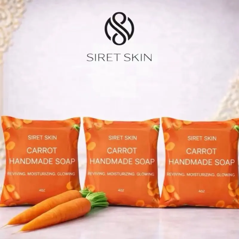 Carrot pure soap (3 pices)