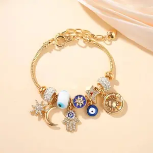 DIY Charm Bracelet, Adjustable Cute Aesthetic Charm Bracelets for Women, Sports Wristband Accessory