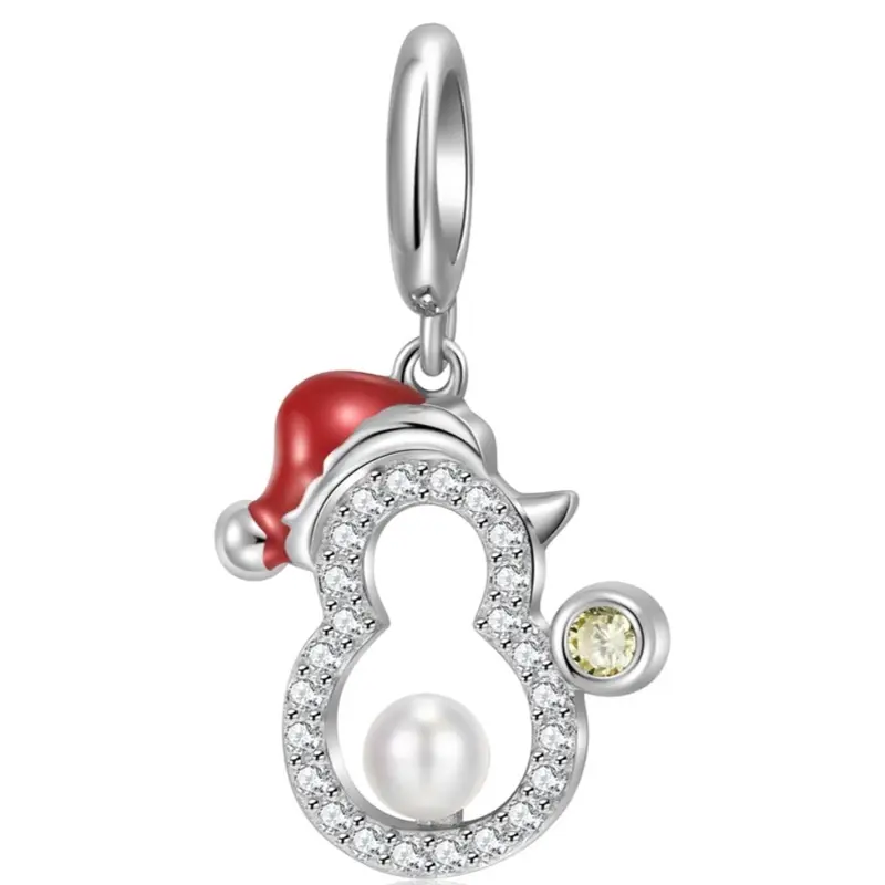 Sterling silver darling penguin charm