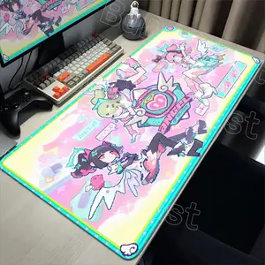 Zenless Zone Zero Aria Chinatsu ‘Angels of Delusion’ Mouse Pad, XXL Gaming Desk Mat with Smooth Rubber Surface, Non-Slip Base, Extended Keyboard Mousepad for PC Office ideal gift