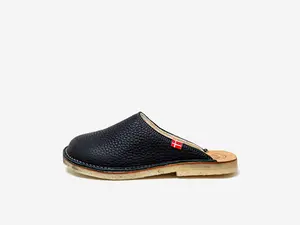 Klitmoller Wool-Lined Mule - Black