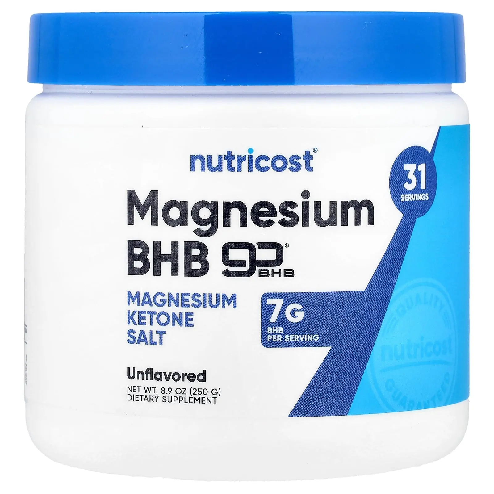 Nutricost Magnesium BHB, goBHB®, Unflavored, 8.9 oz (250 g)
