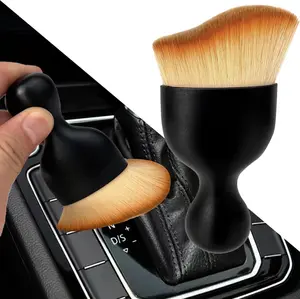 Car Interior Dust Brush - Soft Bristles for Leather, Computer, and Scratch-Free Auto Detailing, Tool for Air Conditioner Vents