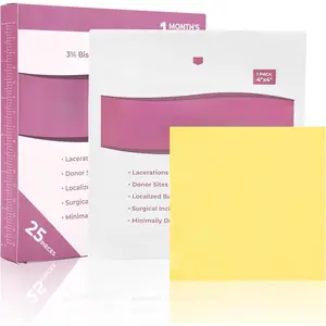 Xeroform Petrolatum Dressing 4"x4" - FSA-HSA, Non Stick Gauze Pads, Medical Soft Fine Mesh Gauze Patch for Wound Care, Burns, Lacerations, Skin Grafts & Surgical Incisions, 25 Individual Pack