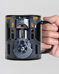 Mechanic Engine Mugs, Cylinder Engine, Machinist Mugs, Engine Gift, Machinist Gi