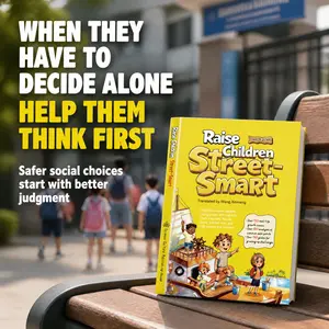 【Raise Children Street-Smart】 Nurture High EQ & Social Intelligence for Kids - Over 150 Real-Life Growth Scenes Book #Summervibes
