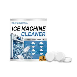 Ice Machine Cleaner Tablets Home Use Mild Descaling Deodorizing Care for Ice Makers