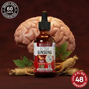 Active Ginseng Korean Red Panax Ginseng with Natural Ginsenosides