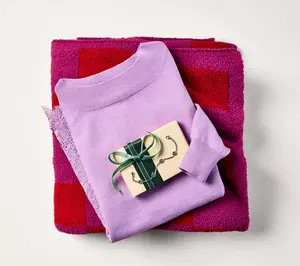 Fierce Home Cozy Knit 60" x 70" Checkered Throw