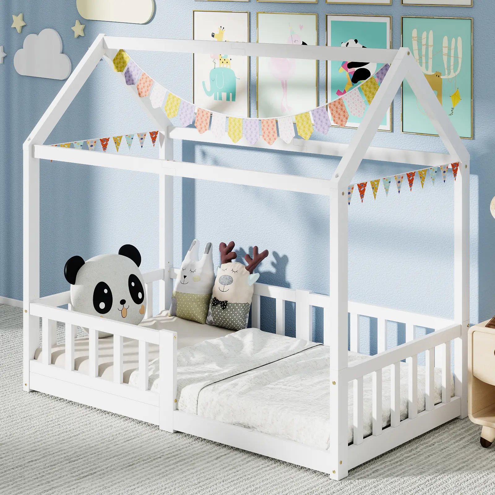 House Shape - Wood - 3.9"*29.9"