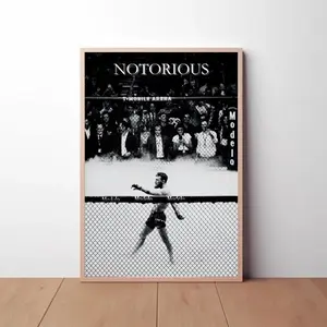 Conor Mcgregor Poster, UFC Poster, UFC, Sports Poster, Fighter poster, Wall Decor, Wall Art, MMA, Sport Motivation
