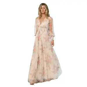 Layla Tulle Maxi Dress | Romantic Floral