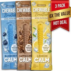 Classic Pack Stim Straw Natures Herbalist Aromatherapy Holder Straws 3 Pack