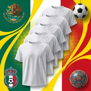 Premium 5-Pack Youth Mesh T- for Boys and Girls Ages 4-18 – White, Quick-Drying Breathable Comfort Short Sleeve Crew Neck Active  Tees (Multi-Pack) summer top kid shirt clothes casual little slight stretch t shirt popular