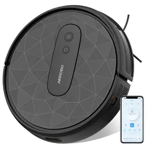 AIRROBO Robot Vacuum Cleaner with silent noise, App Control, 120 Mins Runtime, Self-Charging Robotic Vacuum Cleaner for Low Carpet, Pet Hair, Hard Floors
