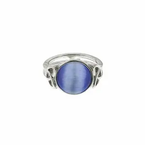 Thor Ladies Ring Size 8 Blue Jewel