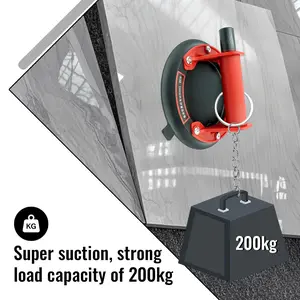 20CM diameter Vacuum Suction Cup granite Glass Tile Suckers Manual lifting 8 Inch 200kg Bearing Capacity Heavy Suction Cup