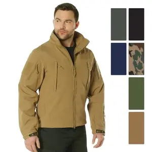 Rothco Men's Soft Shell Concealed Carry Jacket - Menswear Outerwear, 100% Polyester Fabric, Waterproof Long Sleeve, Elastic, Dual Padded Pockets, Fleece Liner, Tactical Cold Weather Coat for Outdoor Use