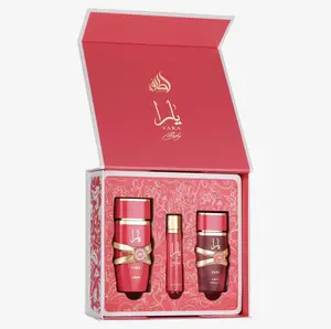 Lattafa Yara Candy Fragrance Gift Set - EDP 100ml + Travel Spray 12ml + Hair Mist 50ml