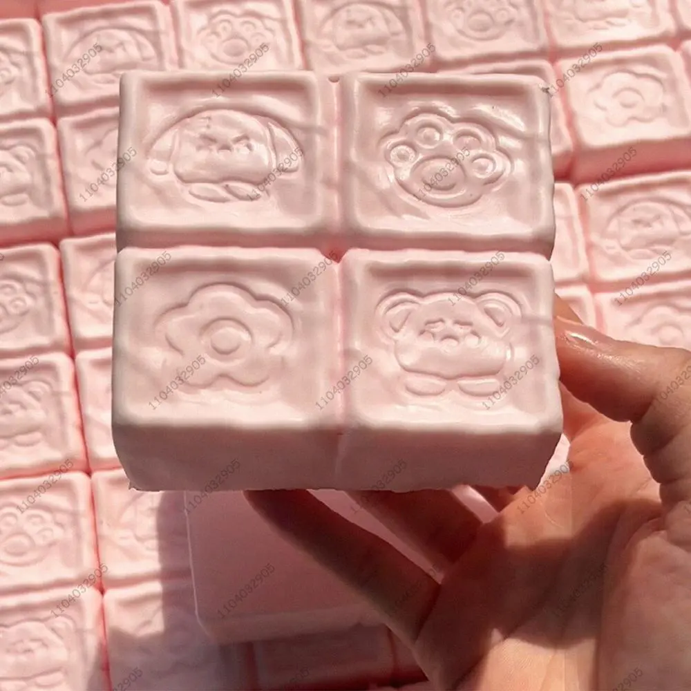 Slow-Rising Strawberry Milk Chocolate Cake Bread Squishy, Soft Sensory Fidget Toy, Anxiety Squishies, Stress Relief Gadget for Kids