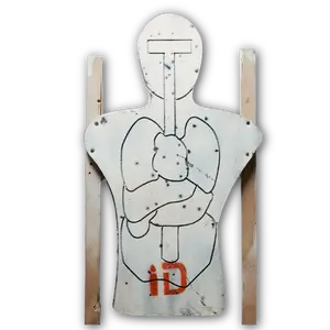ID Anatomical Torso Infinity Target, Self-Healing targets for target practice lasts up to 7000 rounds