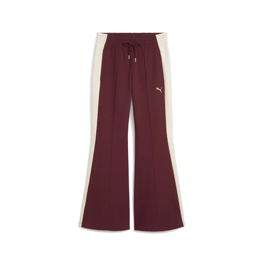 PUMA Womens T7 Flared Pants Casual - Red
