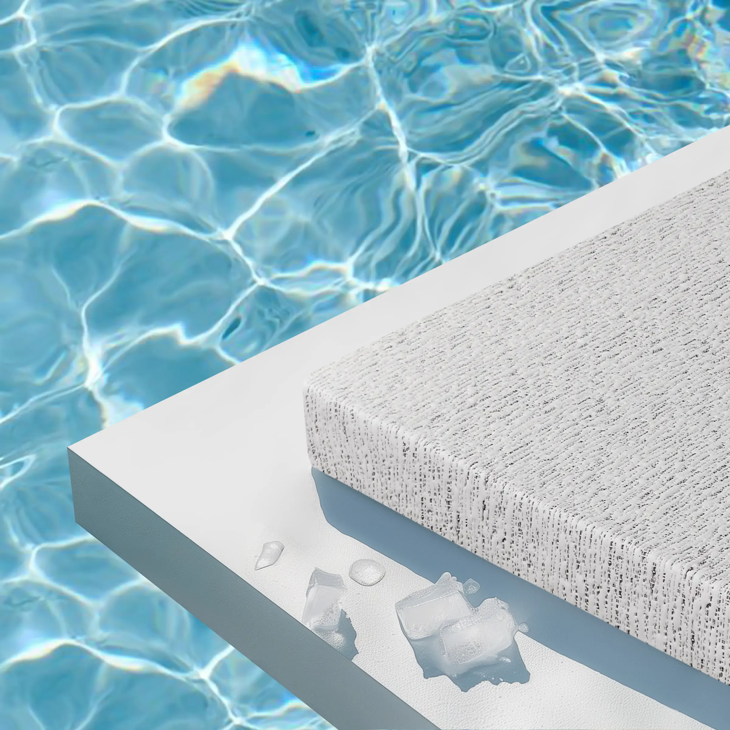 SUBRTEX ActiveChill Tech Cooling Mattress Topper For Hot Sleepers, Breathable, Temperature-Regulating Comfort,10 Years Warranty