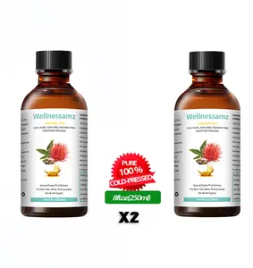 WELLNESSAMZ OF THE THRONES Castor Oil - (8-16oz) | 100% Pure & Expeller-Pressed for Hair, Skin & for stomach digestion | Hexane Free