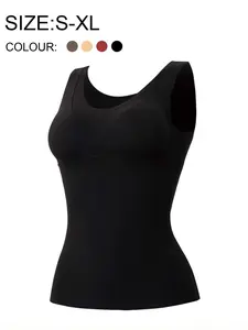 Women's Thermal Vest with Removable Padding, Seamless Slim Fit Underwear for Winter, Outdoor & Indoor Warmth Apparel