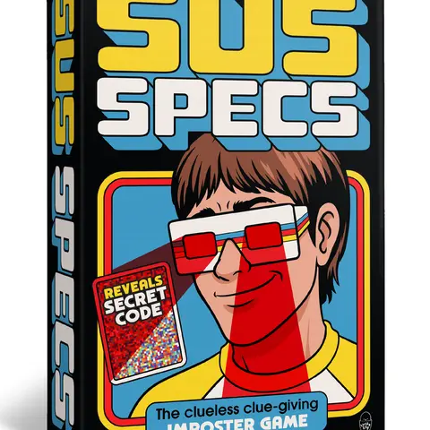 Lucky Egg Sus Specs - The Clueless Clue-Giving Imposter Game, Family Social Deduction Board Game, Ages 12+, 3-5 Players