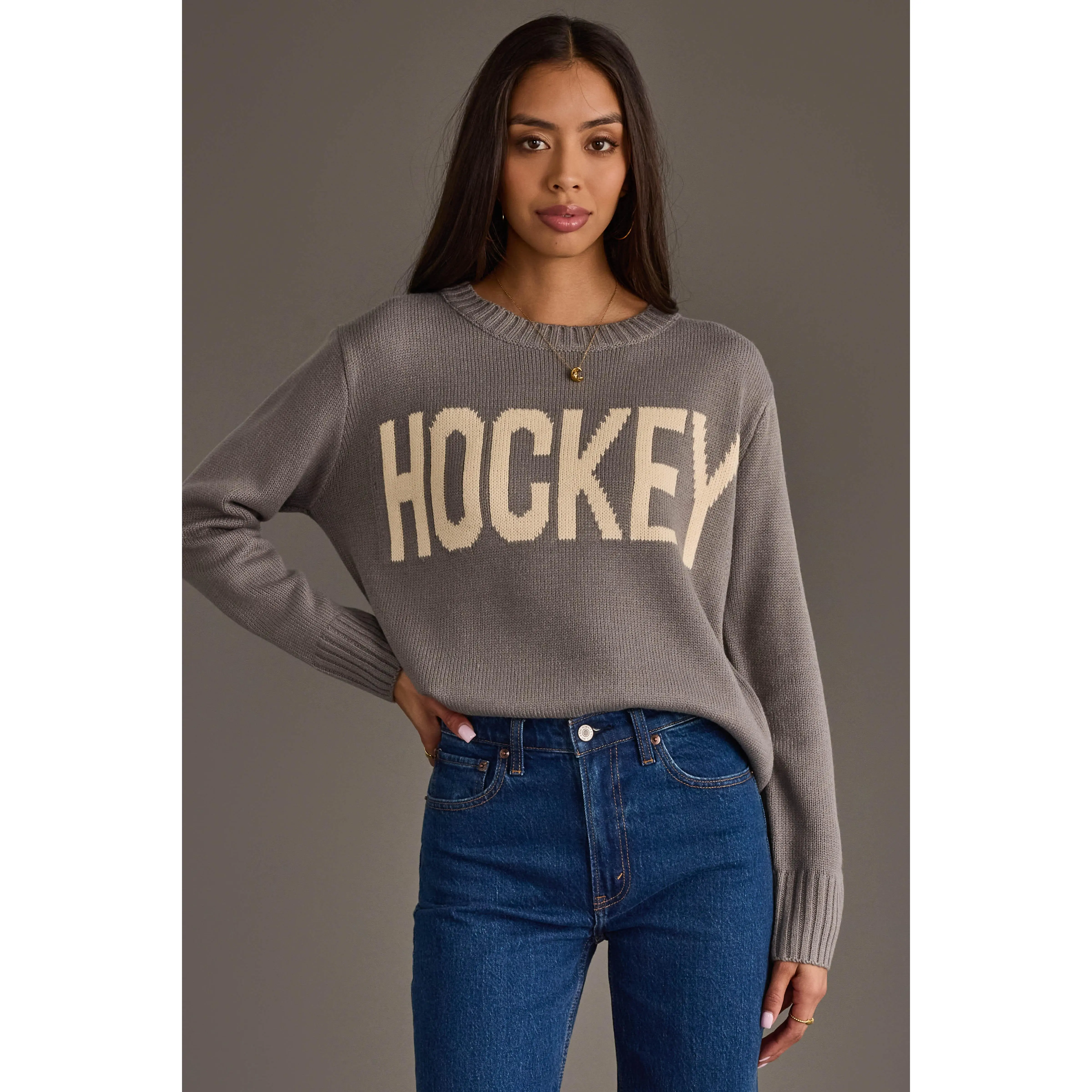 Gray Hockey Sweater