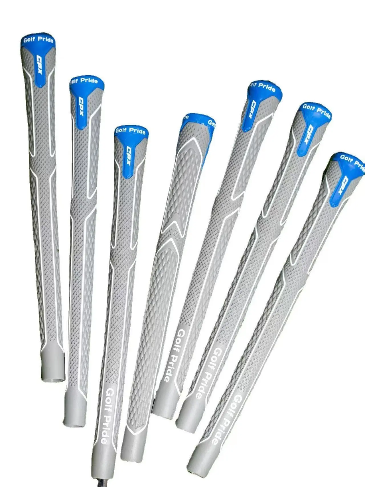10pcs Women’s Non-Slip Golf Club Grips | Soft Rubber, All-Weather Control for Better Swing & Comfortable Hold | Gray Blue Replacement Grips for Ladies Golf Clubs Anti-Slip Set