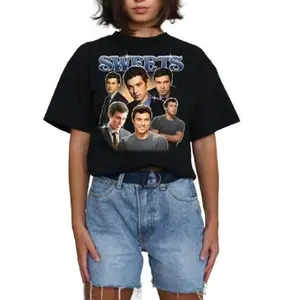 Vintage Bones Tv Show Dr. Lance Sweets Tee Jeffersonian Shirt For Fans Cotton Fit