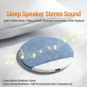 2026 Under-Pillow Audio Sleep Speaker Music Device Ultra-Thin Sleep Aid Bluetooth Speaker White Noise Bedside Bluetooth Speaker