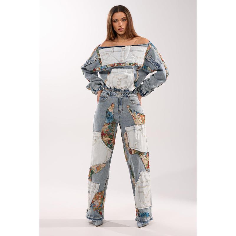 CHANGE IT UP WIDE LEG DENIM