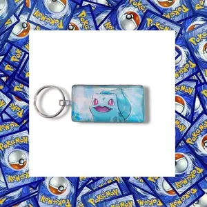 Pokemon Card Keychain - Bulbasaur