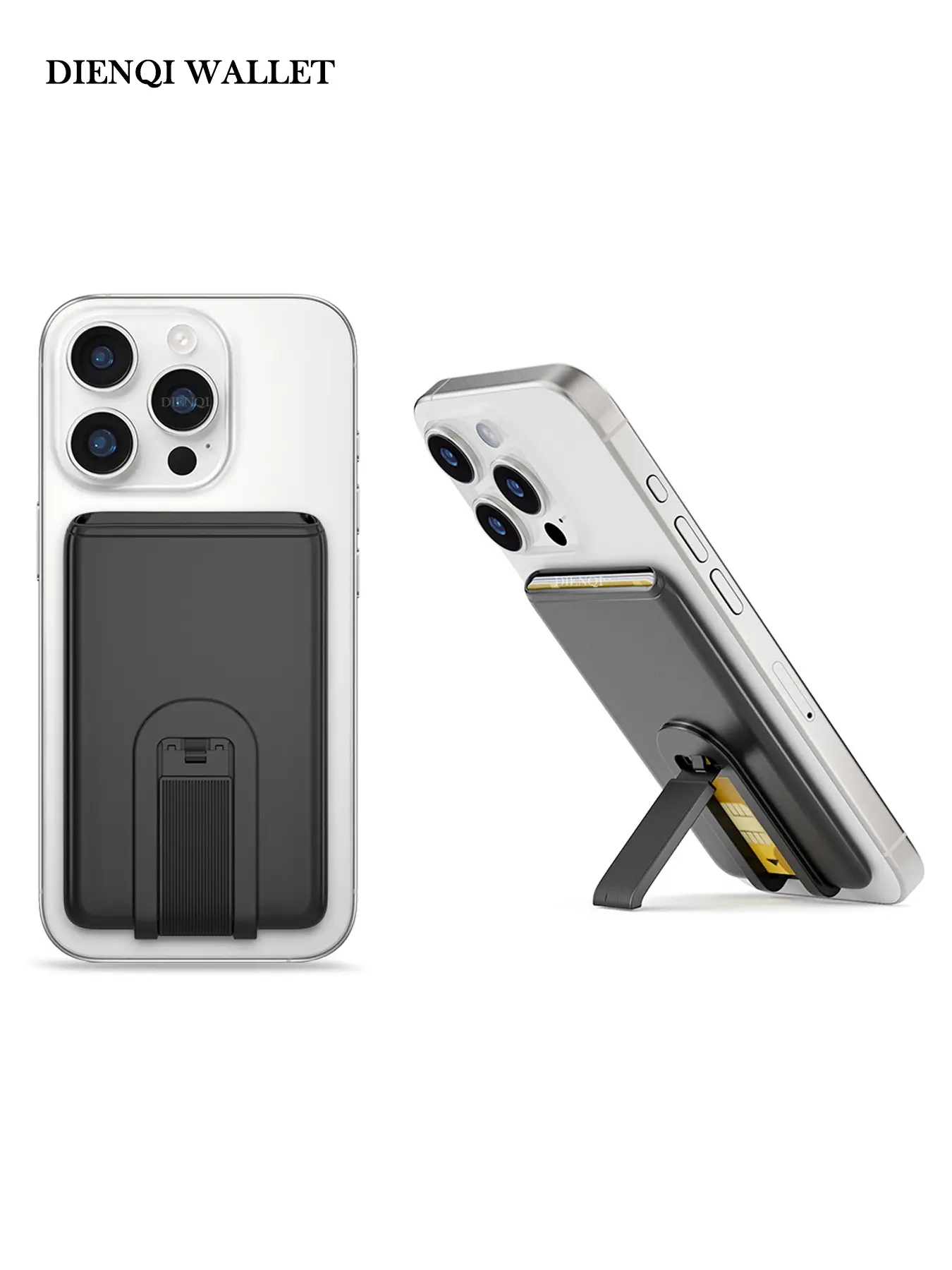 Silicone Phone Credit Card Holder Stick Case Anti Falling Easy Push Wallet Stand Phone Cardholder for Iphone xr 11 12 13 14 15, Gift for Boyfriend, Girlfriend
